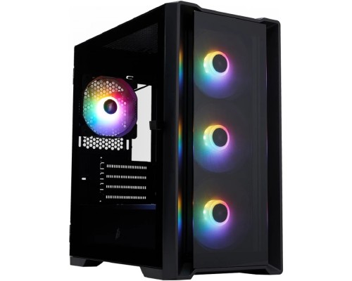 [Корпус] 1STPLAYER Корпус TRILOBITE T4-G GLASS FRGB Black / mATX / 4x120mm FRGB fans / T4-G-BK-4F1