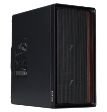 1STPLAYER Корпус WD1 Black / mATX / 3x120mm fans / WD1-BK-3F