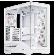 1STPLAYER Корпус GM7 ARGB White / ATX / 4x120mm ARGB fans / GM7-WH-3FN7R-W-1FN7-W