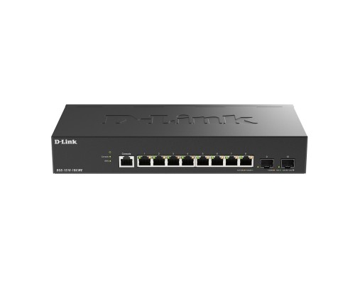[Сетевое оборудование] D-Link DGS-1210-10X/ME/C1A Управляемый L2 коммутатор с 8 портами 10/100/1000Base-T и 2 портами 10GBase-X SFP+ 