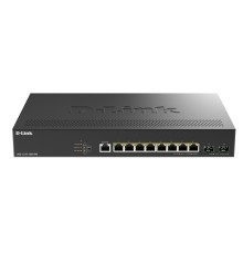 D-Link DGS-1210-10XP/ME/C1A Управляемый L2 коммутатор с 8 портами 10/100/1000Base-T и 2 портами 10GBase-X SFP+ (8 портов PoE 802.3af/at, PoE-бюджет 240 Вт)