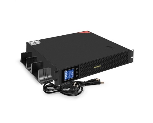 [ИБП] Exegate EX299039RUS ИБП Pure Sine Wave ExeGate SinePower UHB-3000.LCD.AVR.8C13.RJ.USB.BC.2U (3000VA/2400W, LCD, AVR, 8*C13, RJ45/11, USB, батарея 12V 9Ah - 4шт, Rackmount 2U/Tower, возможность подключ
