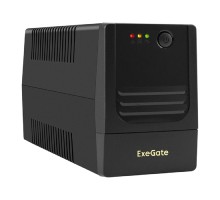 Exegate EX299490RUS ИБП ExeGate Power NB-1000.LED.AVR.4C13 (1000VA/650W, LED, AVR, 4*C13, батарея 12V 9Ah, Black)
