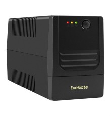 Exegate EX299490RUS ИБП ExeGate Power NB-1000.LED.AVR.4C13 (1000VA/650W, LED, AVR, 4*C13, батарея 12V 9Ah, Black)