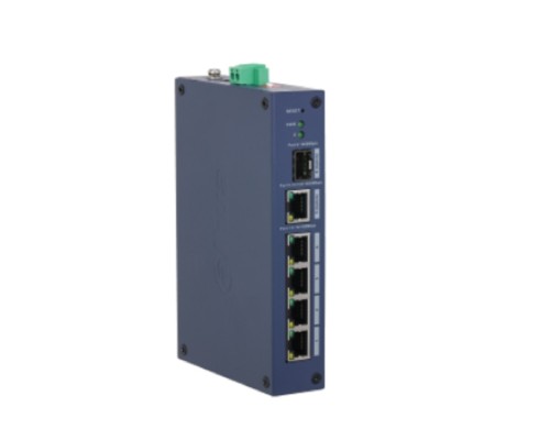 [Коммутаторы] DAHUA DH-CHS4106-4ET 6-портовый коммутатор облачный 4 RJ45 10/100Мбит/с, 1 RJ45 10/100/1000Мбит/с (uplink), 1 SFP 1000Мбит/с (uplink  IP30, IK06; DIN-рейку