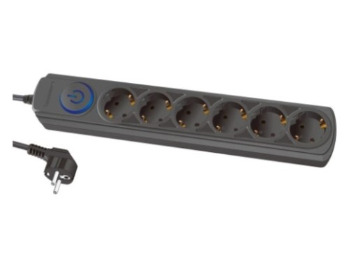 [Сетевые фильтры] Ippon Сетевой фильтр BK-6-EU-1.8-16-B 1.8м (6 розеток) черный (коробка) (1804837)