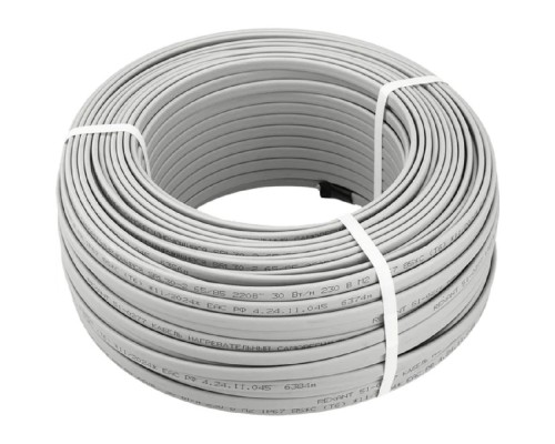 [Rexant Обогрев труб] Rexant (51-0185) Кабель греющий (нагревательный) саморегулирующийся SRL30-2, неэкранированный, 30Вт/м, 0,9мм2/55м, бухта 100м 