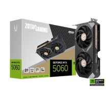 Видеокарта ZOTAC GAMING GeForce RTX 5060 TWIN EDGE OC NV 8Gb GDDR7 128 bit  2280/2527 MHz  3*DP/HDMI 2*FAN (ZT-B50600H-10M)  RTL