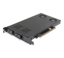 Procase P2-102-M2-BK Корзина 2*M.2 NVMe Gen4 SSD(length 2242/2260/2280 ),PCIe x4 NVMe and PCIe-AHCI M.2 SSD (черный) hotswap mobie rack module (1x expantion slot),FH