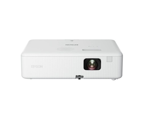 [Проектор] Epson CO-FH01 [V11HA84040] {3LCD 1920x1080 3000lm 16000:1, лампа 6000/12000 ч, HDMI, USB, встроенный динамик, коррекция трапеции ±30°, вес 2.4 кг}