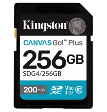 SecureDigital 256GB Kingston SDG4/256GB Canvas Go! Plus V30 w/o adapter