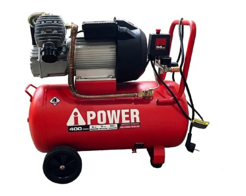 [Компрессоры] A-ipower Компрессор поршневой масляный AC400/50VD [50105]