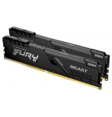 Kingston 32GB 3200MT/s DDR4 CL16 DIMM (Kit of 2) 1Gx8 FURY Beast Black KF432C16BB1K2/32WP (Select Regions ONLY)