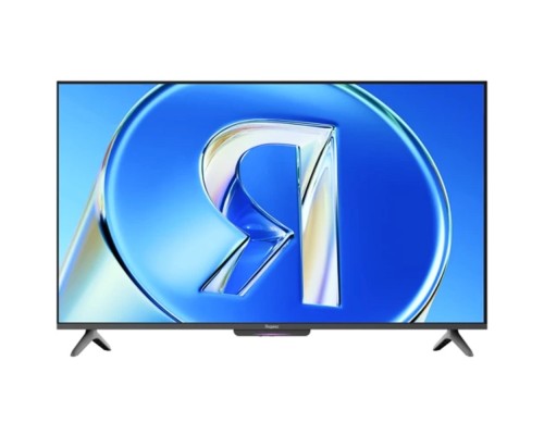 [LCD, LED телевизоры Яндекс ] Яндекс ТВ Станция Бейсик QLED, 4K Ultra HD, черный, СМАРТ ТВ, YaOS X