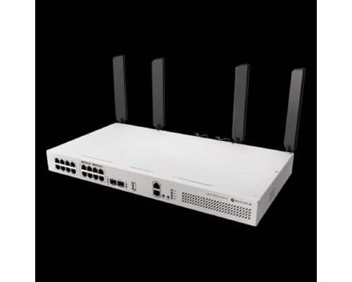 [Сетевое оборудование] MikroTik CRS418-8P-8G-2S+5axQ2axQ-RM Коммутатор L2+L3, 16*RJ45 1Gbit, 8*Poe out, 2*SFP+, Wifi 6