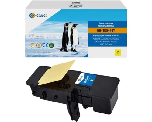[Расходные материалы] Картридж лазерный G&G GG-TK5440Y TK-5440Y желтый (2400 стр.) для Kyocera ECOSYS PA2100cx/PA2100cwx/ MA2100cfx/MA2100cwfx