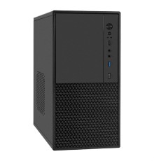 Exegate EX299405RUS Корпус Minitower ExeGate BAA-308MUC-AA500 (mATX, БП AA500 с вент. 8см, 1*USB+1*USB3.0+1*TypeC, HD Audio, черный)