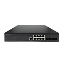 ORIGO OS5212P+/240W/A1A Управляемый L3 PoE-коммутатор 8x2.5GBase-T 802.3bt PoE, 4x10G SFP+, PoE-бюджет 240 Вт