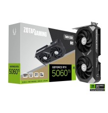 Видеокарта ZOTAC GAMING GeForce RTX 5060 Ti Twin Edge OC 16Gb DDR7 128 bit  2407/2602 MHz  3*DP/HDMI  2*FAN (ZT-B50620H-10M) RTL