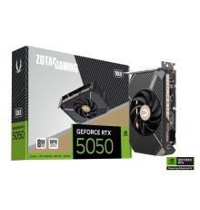 Видеокарта ZOTAC GAMING GeForce RTX 5050 SOLO 8Gb DDR6 128 bit 3*DP/HDMI  1*FAN (ZT-B50500G-10L) RTL