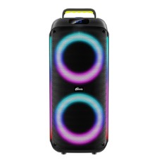 RITMIX SP-560B черный {6,5” + 6,5” + 1,5'' твиттер, Bluetooth, FM-радио, RGB-подсветка, AUX, USB, microSD (до 32 Гб, MP3), дисплей: LED, до 6 часов}