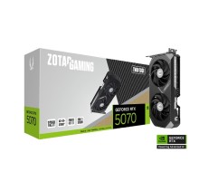 Видеокарта ZOTAC GAMING GeForce RTX 5070 Twin Edge 12GB GDDR7 192bit 2165/2512 MHz  3*DP/HDMI 2*FAN (ZT-B50700E-10P) RTL