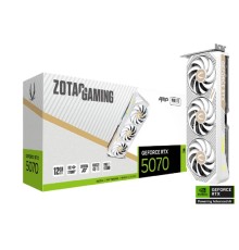 Видеокарта ZOTAC GAMING GeForce RTX 5070 AMP White Edition 12GB GDDR7 192bit 2165/2587 MHz 3*DP/HDMI 3*FAN (ZT-B50700FQ-10P) RTL