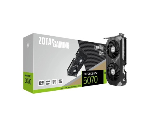 [Видеокарта] Видеокарта ZOTAC GAMING GeForce RTX 5070 Twin Edge OC 12GB GDDR7 192bit 3xDP/HDMI 2*FAN P(ZT-B50700H-10P) RTL