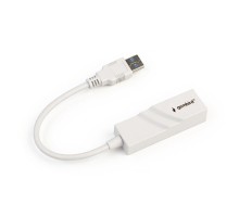 Gembird Сетевой адаптер Ethernet  USB 3.0 - Gigabit Ethernet adapter, пластик, белый, RTL8153 (NIC-U11)