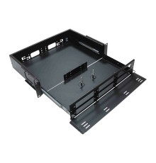 Cabeus ODF-19-6FP-48SC-S-BK-T Кросс оптический стоечный выдвижной, 19, до 48 портов SC(DLC), кассета - 2шт., черный