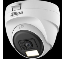 DAHUA DH-HAC-T1A51P-U-IL-0280B-S3 Уличная купольная HDCVI-видеокамера 5Мп; CMOS; объектив 2.8мм; ИК 25м, Led 20м; корпус: пластик