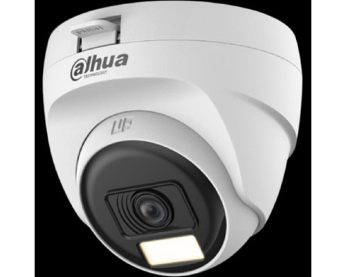 [Видеонаблюдение] DAHUA DH-HAC-T1A51P-U-IL-0280B-S3 Уличная купольная HDCVI-видеокамера 5Мп; CMOS; объектив 2.8мм; ИК 25м, Led 20м; корпус: пластик