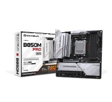 MAXSUN MS-Terminator B850M PRO WIFI (Socket AM5, mATX, 4*DDR5(192Gb), DP/HDMI, 2*SATA3, 3*M.2, 1*PCIEx16/1*PCIEx4, 1* Type-C, 4*USB 2.0, 4*USB 3.2, LAN 1*2.5G, SPDIF, WiFi 6E, RTL)