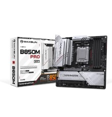MAXSUN MS-Terminator B850M PRO WIFI (Socket AM5, mATX, 4*DDR5(192Gb), DP/HDMI, 2*SATA3, 3*M.2, 1*PCIEx16/1*PCIEx4, 1* Type-C, 4*USB 2.0, 4*USB 3.2, LAN 1*2.5G, SPDIF, WiFi 6E, RTL)