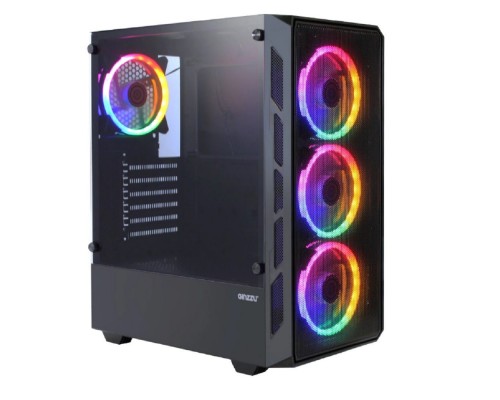 [корпус] Ginzzu RX320 ATX FAN 12CM FRGB*4