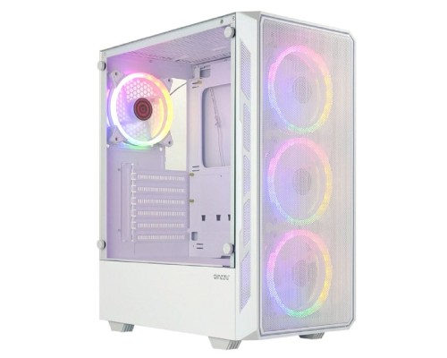 [корпус] Ginzzu RX330 ATX FAN 12CM FRGB*4 Белый