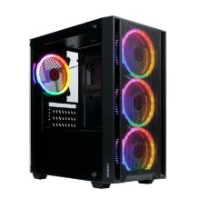 Ginzzu CL630 mATX FAN 4*12FRGB  передняя панель Сетка