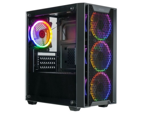 [корпус] Ginzzu CL650 mATX FAN 4*12FRGB  передняя панель Решетка