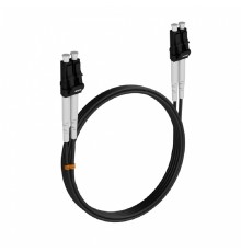 Шнур оптический NTSS dpc LC/UPC-LC/UPC 50/125 3.0мм 3м черный LSZH (патч-корд)