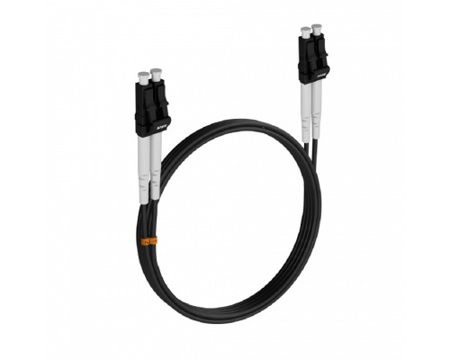 [Оптический кабель] Шнур оптический NTSS dpc LC/UPC-LC/UPC 9/125 3.0мм 5м черный LSZH (патч-корд)