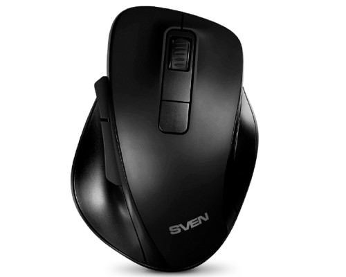 [Мышь] Беспроводная мышь RX-525SW чёрная (бесшумн. кл., 5+1кл. 600-1400DPI, Soft-touch, блист.)