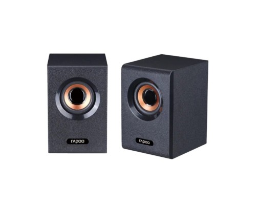 [Колонки Rapoo] Колонки,Rapoo,A80,2.0,3Вт(1.5Вт*2),USB,3.5Mini Jack,40-20000Гц,65Дб,Черный