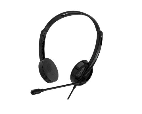 [Наушники Rapoo] Гарнитура,Rapoo,H101,Типкрепления:Дуговые,Выходнаямощность50мВт,3.5MiniJack, Длина кабеля 2.2м