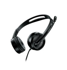 Гарнитура,Rapoo,H100,Типкрепления:Дуговые,Выходнаямощность50мВт,3.5MiniJack, Длина кабеля 2.2м