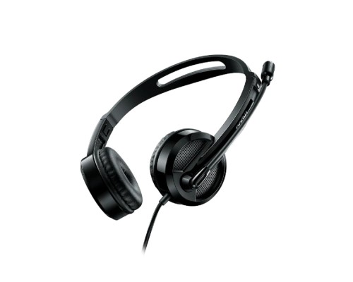 [Наушники Rapoo] Гарнитура,Rapoo,H100,Типкрепления:Дуговые,Выходнаямощность50мВт,3.5MiniJack, Длина кабеля 2.2м