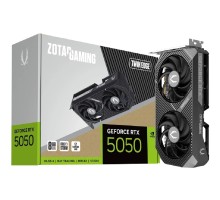 Видеокарта ZOTAC GAMING GeForce RTX 5050 TWIN EDGE 8Gb DDR6 128 bit 2235/2572 Mzh 3*DP/HDMI  2*FAN (ZT-B50500E-10M) RTL