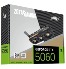 Видеокарта Zotac RTX5060 LOW PROFILE 8GB GDDR7 128bit 2xDP HDMI 3FAN LP LITE PACK