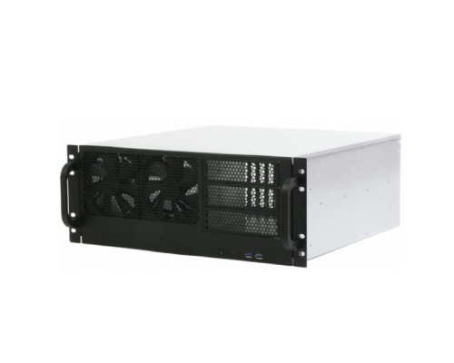 [Корпус] Procase PS443-14-0 Корпус 4U server case,3x5.25,черный,без блока питания,глубина 432мм, MB PICMG 1.3, PICMG 1.0