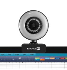 ExeGate eStudio EW-721 2K AF (5Мп, 2560х1440, 1440P, 30fps, автоматический фокус, подсветка, 4-линзовый 