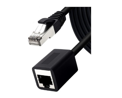 [Коммутационный шнур] 5bites Патч-корд (удлинитель) PUT55-020E-BK FTP / 5E / 2M / BLACK